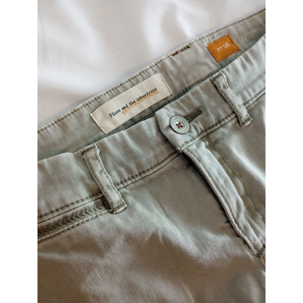 Pilcro and The Letterpress Anthropologie No. 28 Women's Tan Fit Hyphen Jeans - Picture 6 of 12